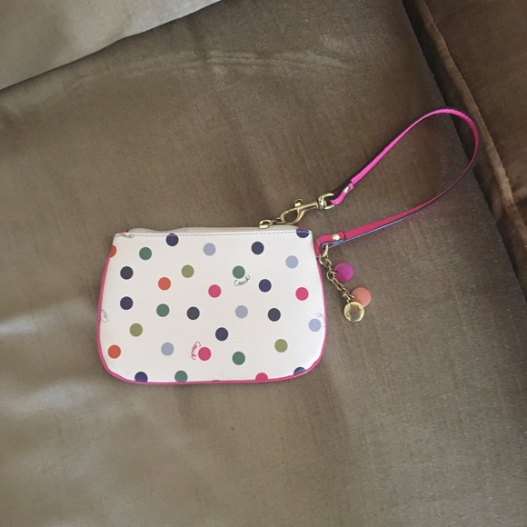 Coach Handbags - Coach Wristlet w/Charms - 400 $25 or $20 w/offer
